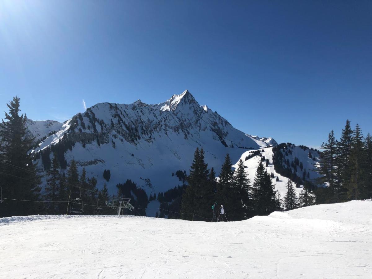 Studio 4 Personnes A 80M Des Pistes De Ski Saint-Jean-dʼAulps Eksteriør bilde